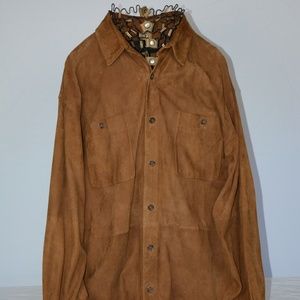Golden Bear San Francisco Brown Suede Shirt Jacket